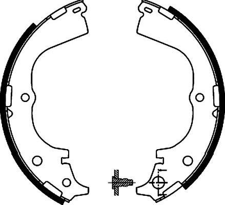 Kavo Parts BS-9919 - Brake Shoe Set autospares.lv