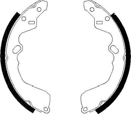 Kavo Parts BS-4403 - Brake Shoe Set autospares.lv