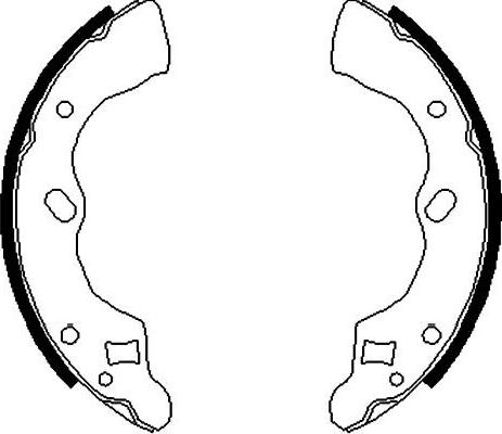 Kavo Parts BS-5415 - Brake Shoe Set autospares.lv