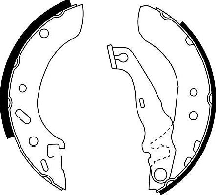 Kavo Parts BS-5429 - Brake Shoe Set autospares.lv