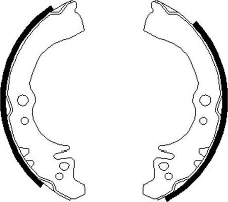 Kavo Parts BS-1905 - Brake Shoe Set autospares.lv