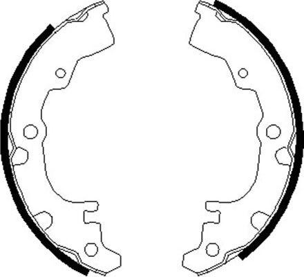 Kavo Parts KBS-1909 - Brake Shoe Set autospares.lv