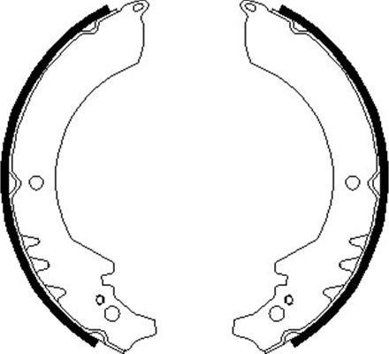 Kavo Parts BS-1903 - Brake Shoe Set autospares.lv