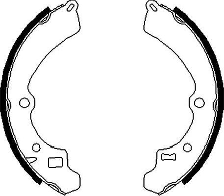 Kavo Parts BS-8910 - Brake Shoe Set autospares.lv