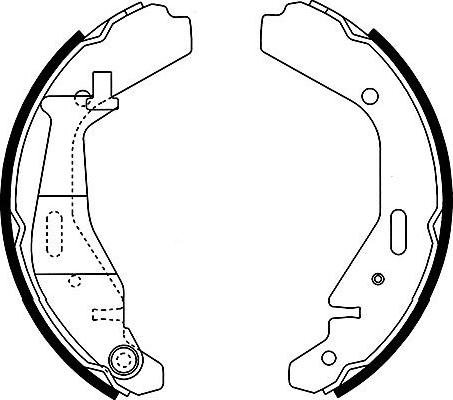 Kavo Parts BS-8926 - Brake Shoe Set autospares.lv