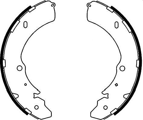 Kavo Parts BS-3914 - Brake Shoe Set autospares.lv