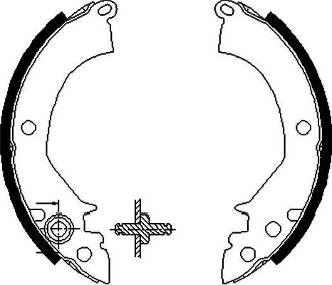 Kavo Parts BS-3402 - Brake Shoe Set autospares.lv