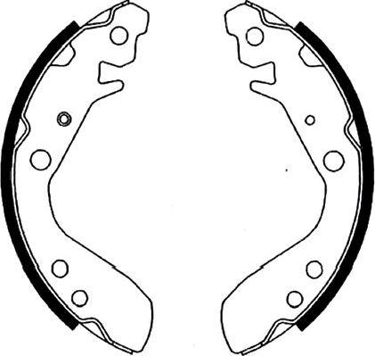 Kavo Parts BS-2911 - Brake Shoe Set autospares.lv