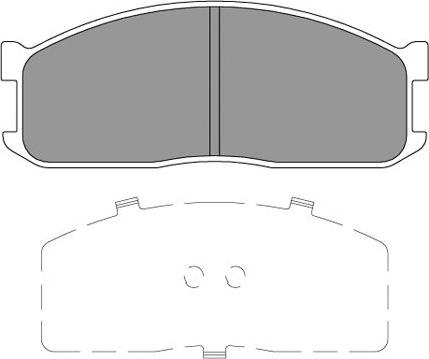 Kavo Parts KBP-4566 - Brake Pad Set, disc brake autospares.lv