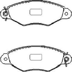 Kavo Parts KBP-6608 - Brake Pad Set, disc brake autospares.lv