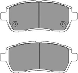 FTE 9002054 - Brake Pad Set, disc brake autospares.lv