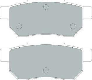 Kavo Parts KBP-2051 - Brake Pad Set, disc brake autospares.lv