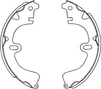 Kavo Parts KBS-9914 - Brake Shoe Set autospares.lv