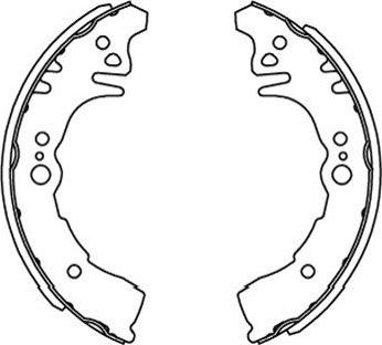 Kavo Parts KBS-9917 - Brake Shoe Set autospares.lv