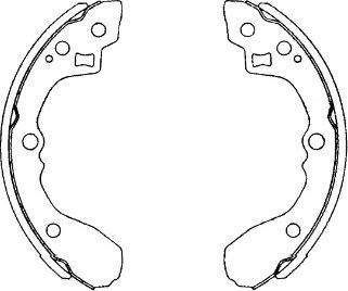 Kavo Parts KBS-4406 - Brake Shoe Set autospares.lv