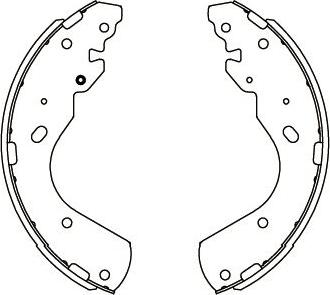 Kavo Parts KBS-5404 - Brake Shoe Set autospares.lv