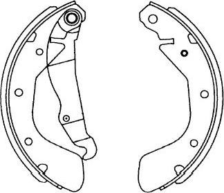 Kavo Parts KBS-1408 - Brake Shoe Set autospares.lv