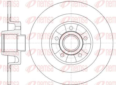 Kawe 6999 00 - Brake Disc autospares.lv