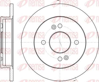 Kawe 6991 00 - Brake Disc autospares.lv