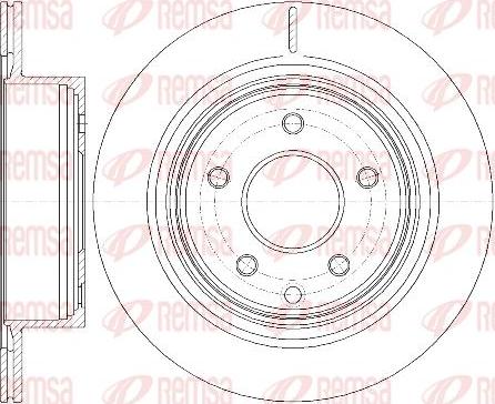 Kawe 6998 10 - Brake Disc autospares.lv