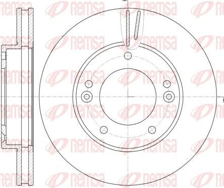 Kawe 6992 10 - Brake Disc autospares.lv