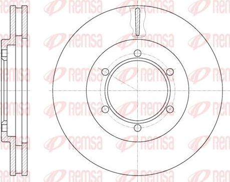 Kawe 6949 10 - Brake Disc autospares.lv