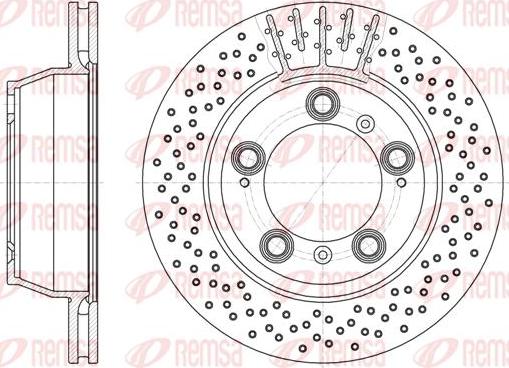 Kawe 6941 10 - Brake Disc autospares.lv