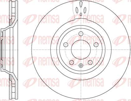 Kawe 6942 10 - Brake Disc autospares.lv