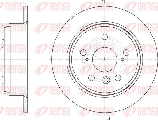 ATE CW12713 - Brake Disc autospares.lv