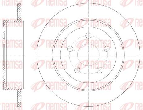 Kawe 6902 00 - Brake Disc autospares.lv