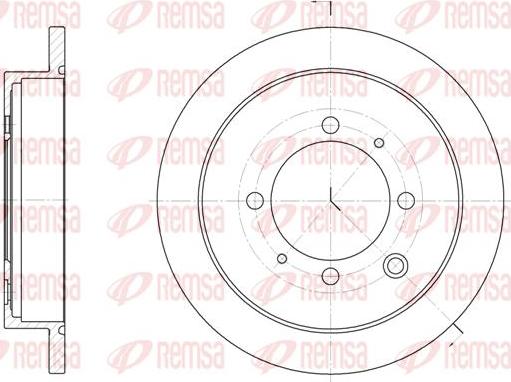 Kawe 6907 00 - Brake Disc autospares.lv