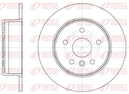 Kawe 6914 00 - Brake Disc autospares.lv