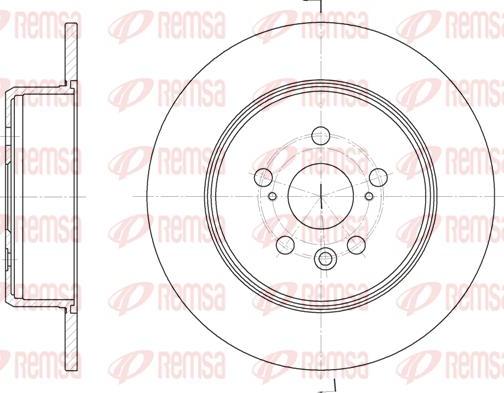 Kawe 6915 00 - Brake Disc autospares.lv