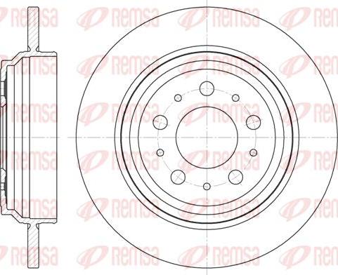 Kawe 6916 00 - Brake Disc autospares.lv