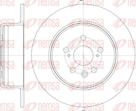 Kawe 6910 00 - Brake Disc autospares.lv