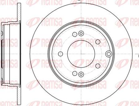 Kawe 6989 00 - Brake Disc autospares.lv