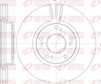 Kawe 6985 10 - Brake Disc autospares.lv