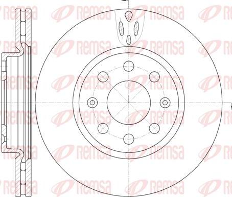 Kawe 6981 10 - Brake Disc autospares.lv