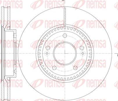 Kawe 6988 10 - Brake Disc autospares.lv