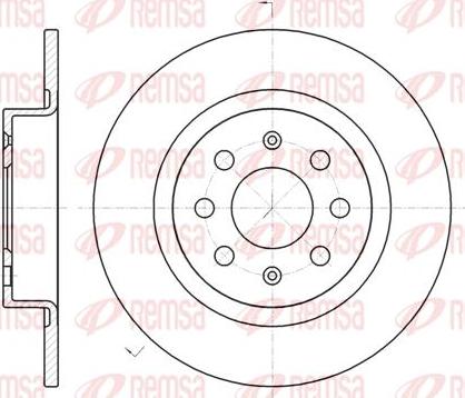 Kawe 6983 00 - Brake Disc autospares.lv