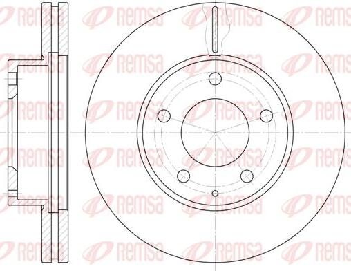 Kawe 6936 10 - Brake Disc autospares.lv