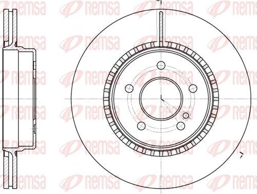 Kawe 6929 10 - Brake Disc autospares.lv