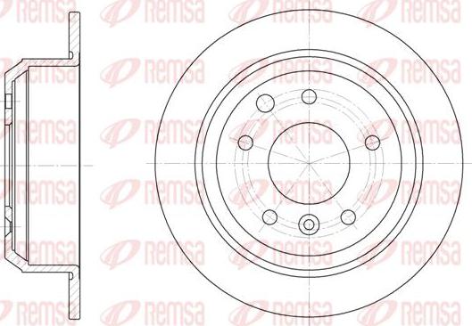 Kawe 6920 00 - Brake Disc autospares.lv