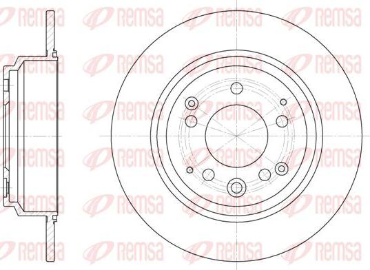 Kawe 6922 00 - Brake Disc autospares.lv