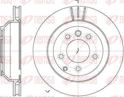 Kawe 6971 10 - Brake Disc autospares.lv