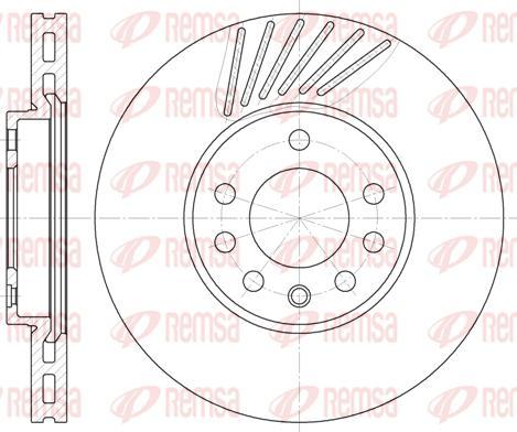 Kawe 6494 10 - Brake Disc autospares.lv