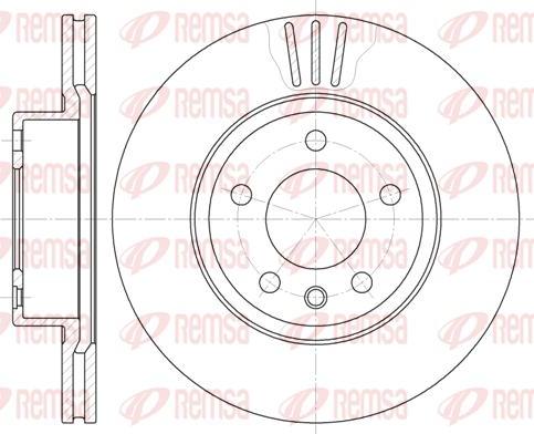 Kawe 6490 10 - Brake Disc autospares.lv