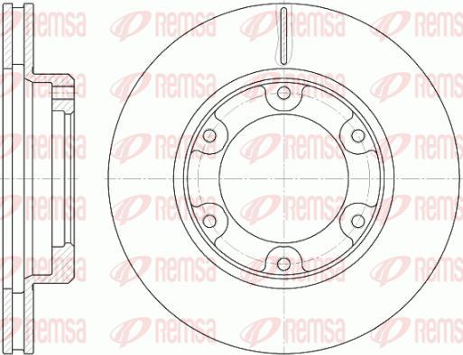 Kawe 6491 10 - Brake Disc autospares.lv