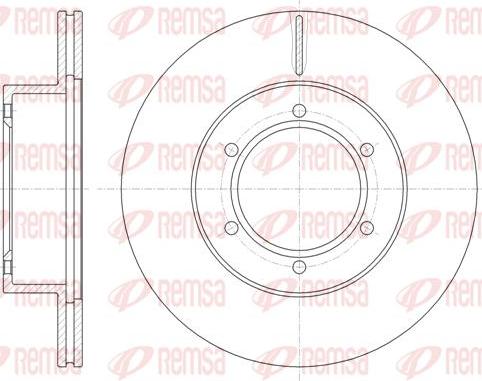 Kawe 6497 10 - Brake Disc autospares.lv