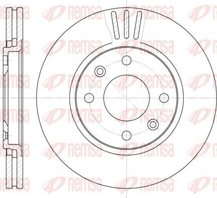 Kawe 6449 10 - Brake Disc autospares.lv